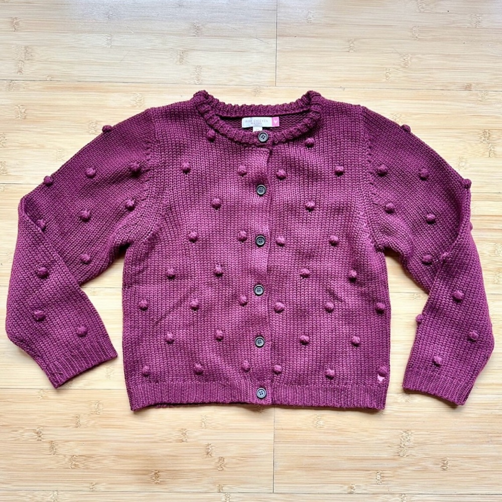 Pink Chicken Knit Cardigan